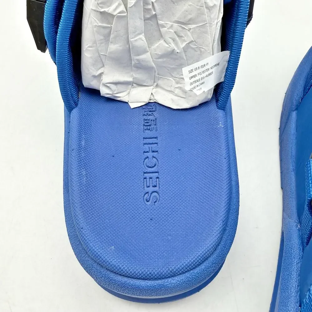 Seichi Mens Yoroi V2 Slide Sandals SIZE 11 EU 44 Cobalt Blue NIB
